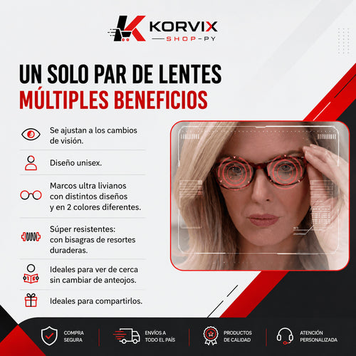 Lentes Multifocales ONE POWER READERS -  PACK 3X1