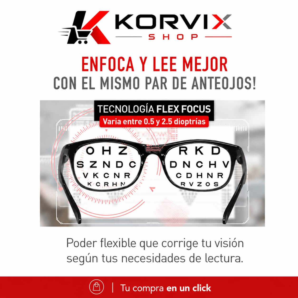 Lentes Multifocales ONE POWER READERS -  PACK 3X1